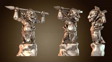 3D модель Демон Чумной Q Разложившийся (STL)