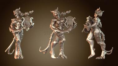 3D модель Музыкант-дискордант из Daemon Scourge Sisters (STL)