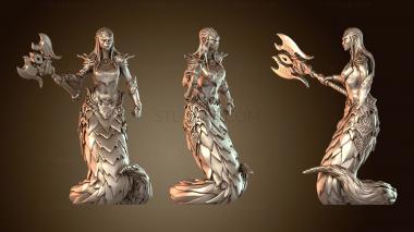 3D модель Демоны Воины Топор Брутальный (STL)