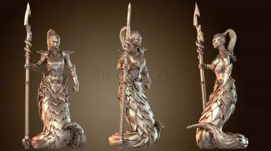 3D модель Копье Демонов-Воинов с шипами (STL)