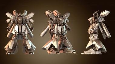 3D модель Дайтарн и Гандам Сазаби КА Син Кортар Меха (STL)