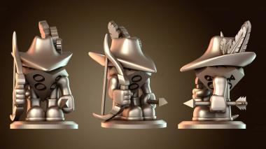 3D модель Дамиан Д. Позолоченный (STL)