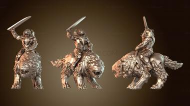 3D модель Темный всадник Быстрый удар (STL)