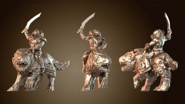 3D модель Темный всадник Скрытый (STL)