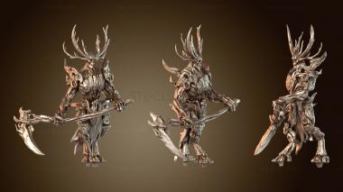 3D модель Темный Страж Сцител Молчаливый (STL)