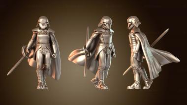 3D модель Темная Охотница на Чернокнижников (STL)