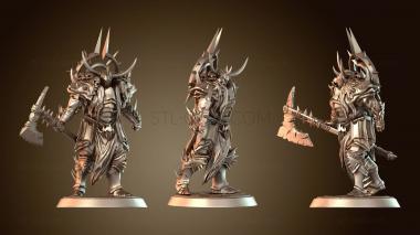 3D модель Атака топором тьмы жестокая (STL)