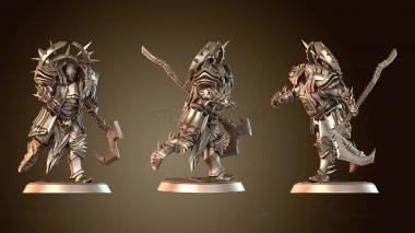 3D модель Быстрая атака косой тьмы (STL)
