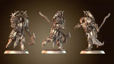 3D модель Бег с косой тьмы (STL)