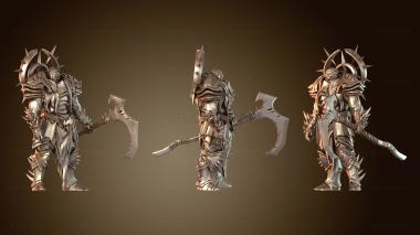 3D модель Вождь Темной Ночи Косы (STL)