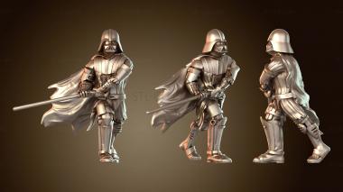 3D модель Дарт Мол и Вейдер — ученик Императора (STL)