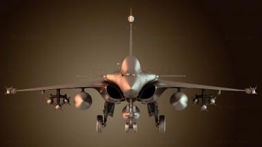 3D модель Истребитель Dassault Rafale (STL)