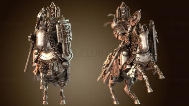 3D модель Смертельный Всадник Назад Реликарий (STL)