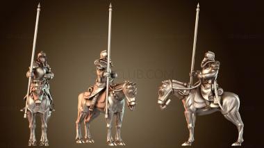 3D модель Копье Всадника Смерти Зазубренное (STL)