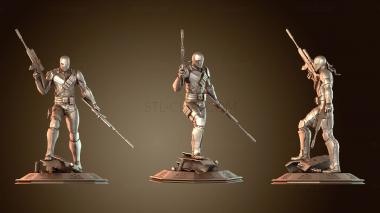 3D модель DEATH STROKE SOLO Жестокий (STL)