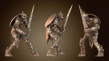 3D модель Смертельный раб с таящимся огнем (STL)