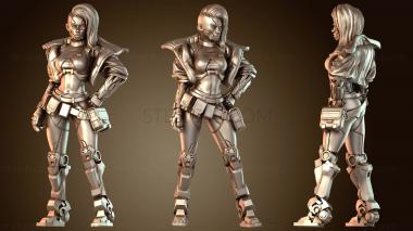 3D модель Дебра Уоррен (STL)