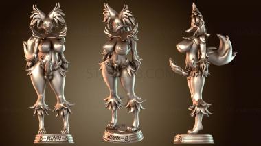 3D модель Delphox Thicc Покемон Мамочка Очаровательная (STL)