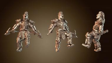 3D модель Демонический Черный Страж Орк (STL)