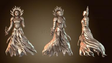3D модель Демонический Ангел Ада Зариэль Магия Огромный Сияющий (STL)