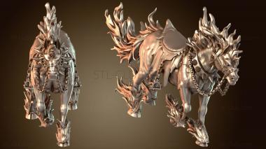 3D модель Демонический Кошмарный Конь (STL)
