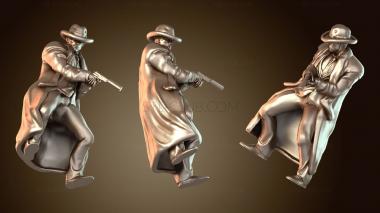 3D модель Детектив Джек Зил, пистолетный вариант (STL)