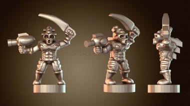 3D модель Вариант «Дино-воины» (STL)