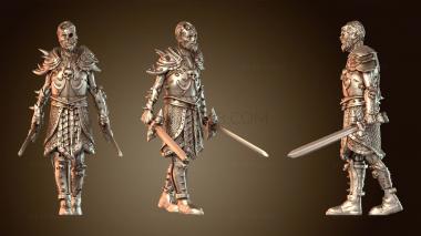 3D модель Динозавры-воины и драугры B (STL)