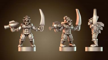 3D модель Динозавры-воины О (STL)