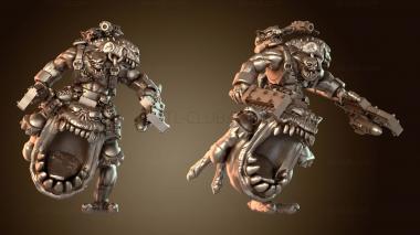 3D модель Наездник на догозавре О (STL)