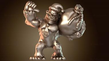 3D модель Donkey Kong Xmas Festive (STL)