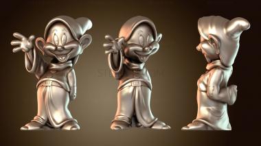 3D модель Гном-болтун и веселый счастливый карлик (STL)