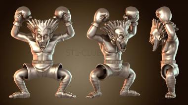 3D модель Ящик Дракулы и Hombre Invisible CABEZA (STL)