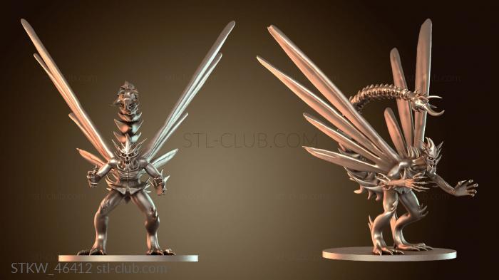 Military Драконья кость, дьявол, скульптура, ад
