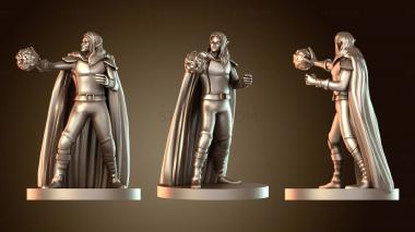 3D модель Драконий эльф, мужчина-чернокнижник, тайный маг (STL)