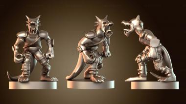 3D модель Дракон Кобольд Драконий Щит Защита (STL)
