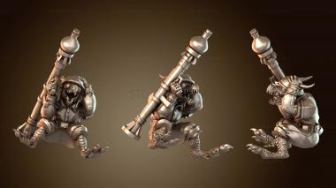 3D модель Dragon War Kobold Hero v Fearless (STL)