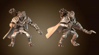 3D модель Драконий кавалер-лучник, умелый (STL)