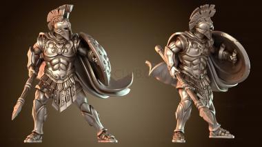 3D модель Dranken Dwarf Hoplite s Speared (STL)