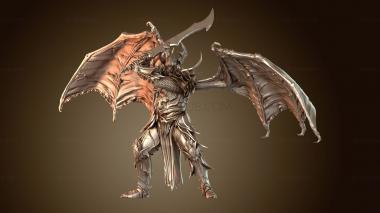 3D модель Draven Evernight Attack Legs c Charged (STL)