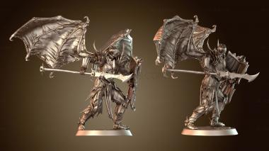 3D модель Draven Evernight Attack Wingsw Whirling (STL)
