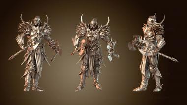 3D модель Draven Evernight Stand Axe Brutish (STL)