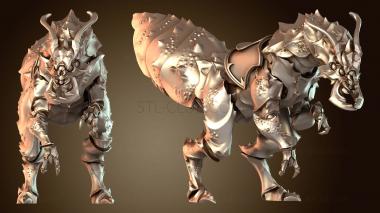 3D модель Темный баннер Dread Riders (STL)