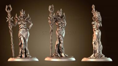 3D модель Фанатичная жрица культа дроу (STL)