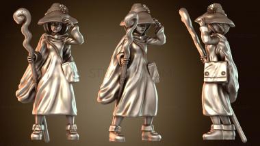 3D модель Девушка-друид (STL)