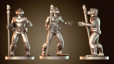 3D модель Друиды Драконорождённый Друид (STL)