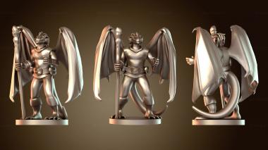 3D модель Друиды Драконорождённый Друид Осторожный (STL)