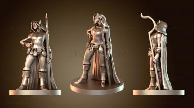 3D модель Друиды Эльфийка Друид (STL)