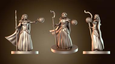 3D модель Друиды Эльфийка Друид Задумчивый (STL)