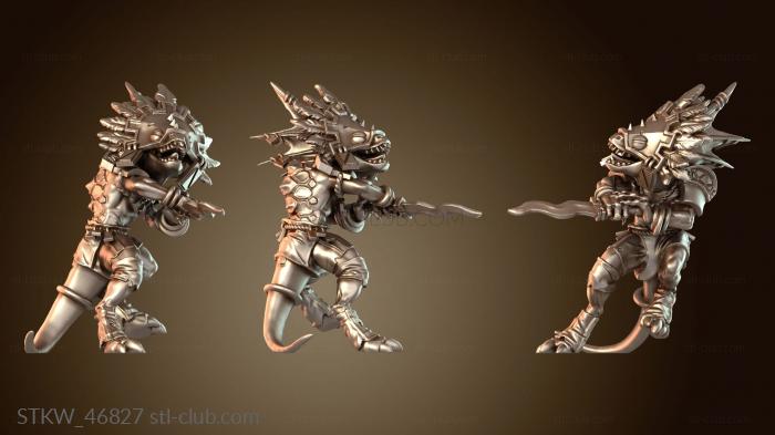 Military Drull Skinkstar NoPelt Waveknife